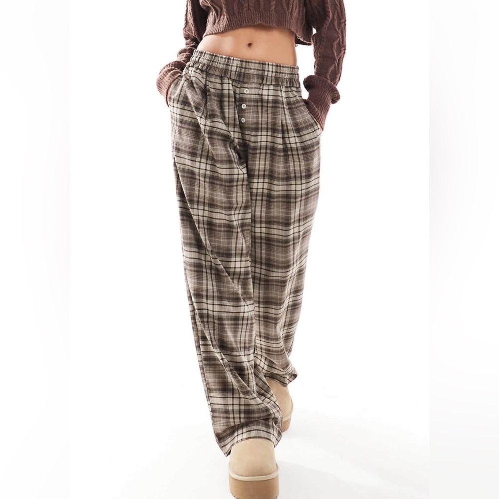 Bershka plaid pant
